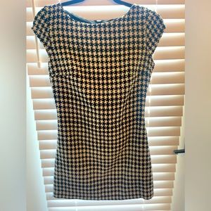 Genuine Tweed Houndstooth Dress - Fits Size 0